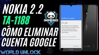  NOKIA 2.2 FRP | Eliminar cuenta Google Nokia 2.2 TA-1188 | FRP Nokia 2.2 | Cuenta Google 2.2