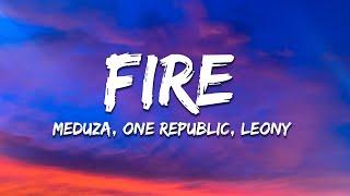 MEDUZA, OneRepublic & Leony - Fire (UEFA EURO 2024 Song) [Lyrics]