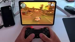 iPadOS 13 GTA San Andreas Dualshock 4 Gameplay