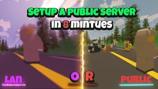 How to make a Public/Lan server in 8 minutes Unturned