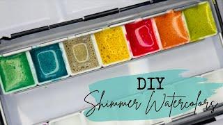 DIY Shimmer Watercolors