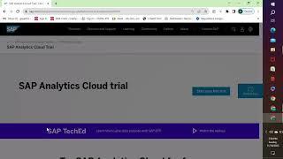 2.SAP Analytics Cloud (SAC)| Start Your Free Trail Access | Step by Step Procedure