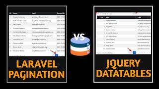 Laravel Pagination vs jQuery DataTables with Source Code for Beginners