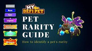 My Defi Pet Rarity Guide