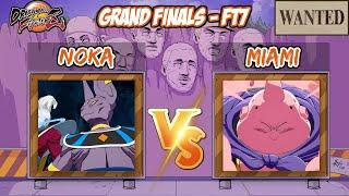 THE FIRST DEFENSE? Miami vs Noka FT7 - WANTED DBFZ Grand finals