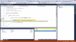 Using the Visual Studio Debugger