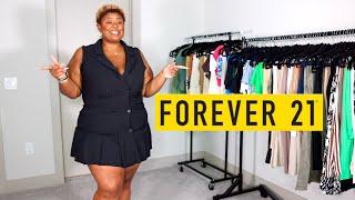 FOREVER 21 TRY ON HAUL || PLUS SIZE & CURVY || SIZE 3X || MISSJEMIMA