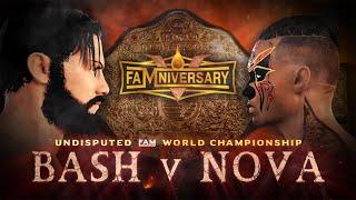 FaMniversary V - Cameron Bash vs Sean Nova - Match Promo (WWE 2K23)