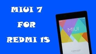 MIUI 7 (Global Version) for REDMI 1S