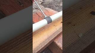 Be sure to remember this plumbing tip and trick. How to repair hole in a plastic pipe under pressure