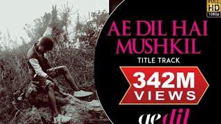 Ae Dil hai mushkil.titel track full video -SAM,DX,Aishwarya /Arijit / Pritam