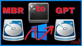 Convert MBR to GPT Windows 10 Command Prompt and Computer Management