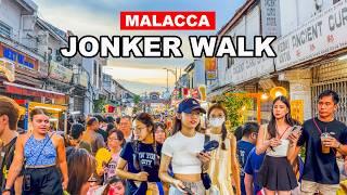 Jonker Walk Melaka (Malacca) | Malaysia Night Market Tour | Malaysia Street Food 