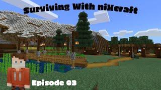 Tree Farming Area and Crop Pond! Surviving With niXcraft: Episode 03