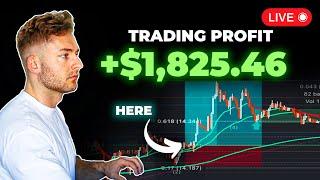 Live Trading Crypto - How I Profit $1,825 In ONE Day |10x Strategy