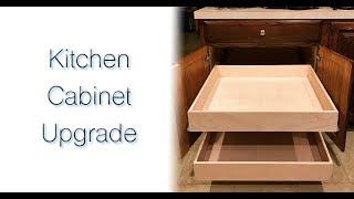 DIY Kitchen Cabinet Upgrade with Full Extension Pull Out Drawers