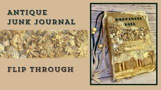 SOLD - Junk Journal Happiness Journal Flip Thru - by Hyperstamper