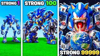 Weakest To STRONGEST MECHA SONIC In GTA 5!