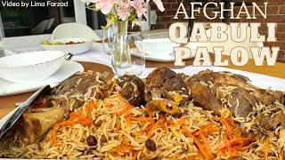 How to make Authentic Afghan Qabuli Palow / Mahicha Palow in a Pressure cooker - Recipe video