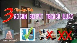 TIPS AGAR KAMAR KOSAN SEMPIT TERASA LUAS |tips sederhana untuk kosan yg berukuran kecil