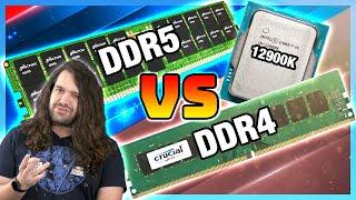 DDR5 vs. DDR4 Benchmarks on Intel i9-12900K (Alder Lake Memory Comparison)