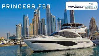 How much does it cost to own a yacht in the UAE? Explore all expenses while touring the Princess F50