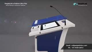 Digital Podium | Electronic Lectern | PeopleLink e-Podium Ultra plus