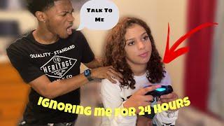 MY GIRLFRIEND IGNORED ME FOR 24 HOURS!! *GONE TOO FAR*