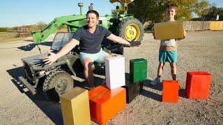 Crushing Mystery Boxes with Tractors