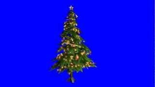 Christmas Tree - green screen - free use