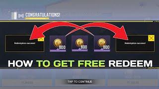 How to get FREE Redeem CP in CODM 2024 | Free COD POINTS
