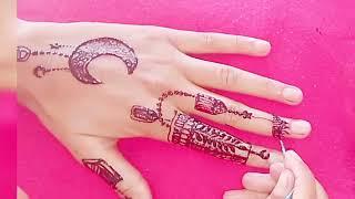 Ramadan Mubarak ||mehndi by fatima mahndi art|mehndi KY desing for Eid calculation|Hanna