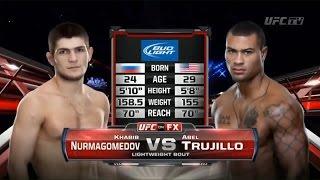 Khabib Nurmagomedov vs Abel Trujillo UFC 160, полный бой