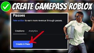 How To Create a Gamepass On Roblox (2024)