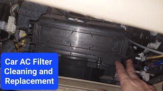 Car AC Filter Cabin Air Filter Cleaning and Replacement