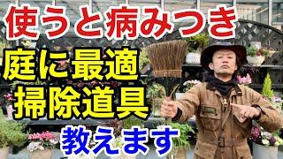 【目からウロコ】掃除道具を変えると劇的に庭が綺麗になります　　　　　【カーメン君】【園芸】【ガーデニング】【初心者】