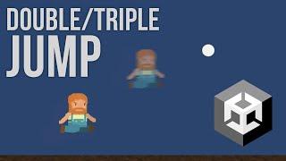 EASIEST Way To Double/Triple Jump In Unity 