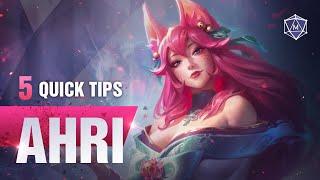 5 Quick Tips & Tricks to Climb Ranked with Ahri | Mobalytics