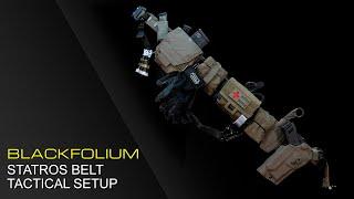 BLACKFOLIUM STRATOS BELT - GUNFIGHTER / BATTLEBELT / RANGEBELT  SETUP