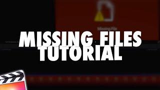 How to Relink Missing Files in Final Cut Pro X