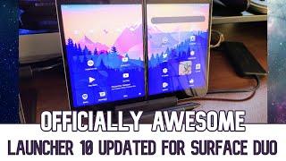 Launcher 10 updated for Surface Duo