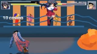 NICK54222 MUGEN: MVC2 Mai Kawasumi (me) VS Robbie Rotten