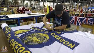 Saratoga Flag:  State Flags Made in the U.S.A.- Behind The Scenes Manufacturing