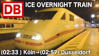 Riding Germany's Amazing High-Speed Overnight Trains (Düsseldorf⇆Köln) || Deutsche Bahn ICE