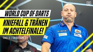 Unfassbarer Krimi zum Schluss! Tag 3 - Session 1 | World Cup of Darts | DAZN Highlights