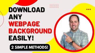 How to Download the Background Image of Any Website [2 Easy Methods!] |  Plus A Treat For You! 