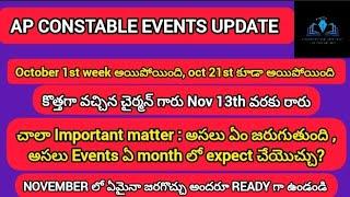 AP CONSTABLE EVENTS UPDATE #apsi #apconstable