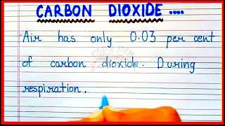 What is carbon dioxide | Definition of carbon dioxide | Carbon dioxide kise kahte hain