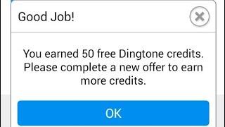 Earn 1000+ credits in an hour from Dingtone & talkU from both Tapjoy & Fyber offerwall