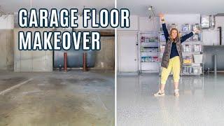 Garage Makeover with Rock Solid Floor Paint